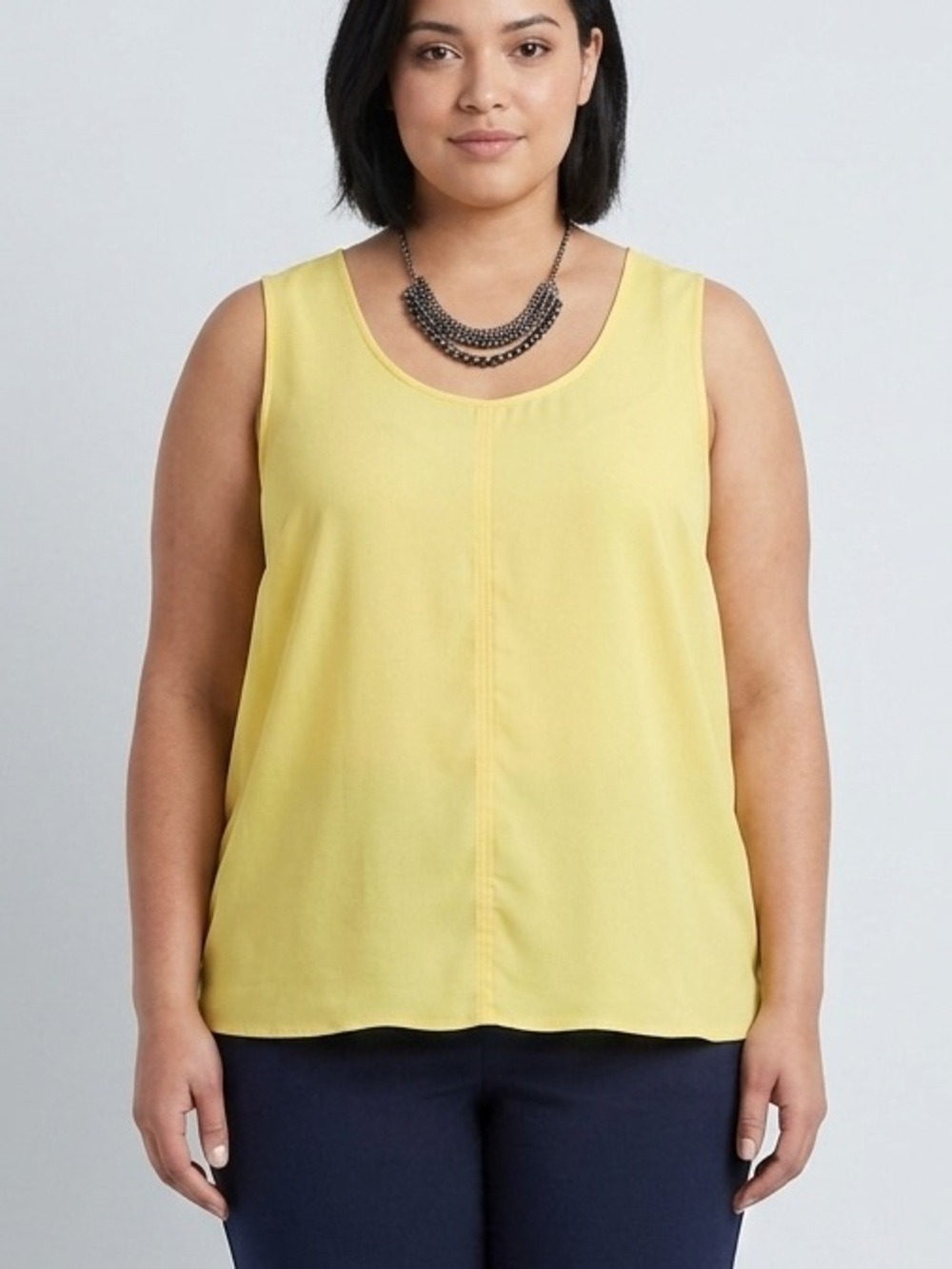 😍 CLEARANCE - REITMANS yellow sleeveless lightweight tank XL